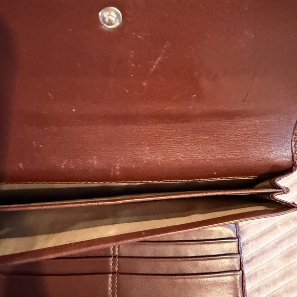 Coach Brown Leather Continental Wallet | Vintage Style - Picture 3 of 4